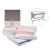 BW 111-235: 2 Pack Fitted Cotton Next To Me Cot Sheets (50 x 83 cms)